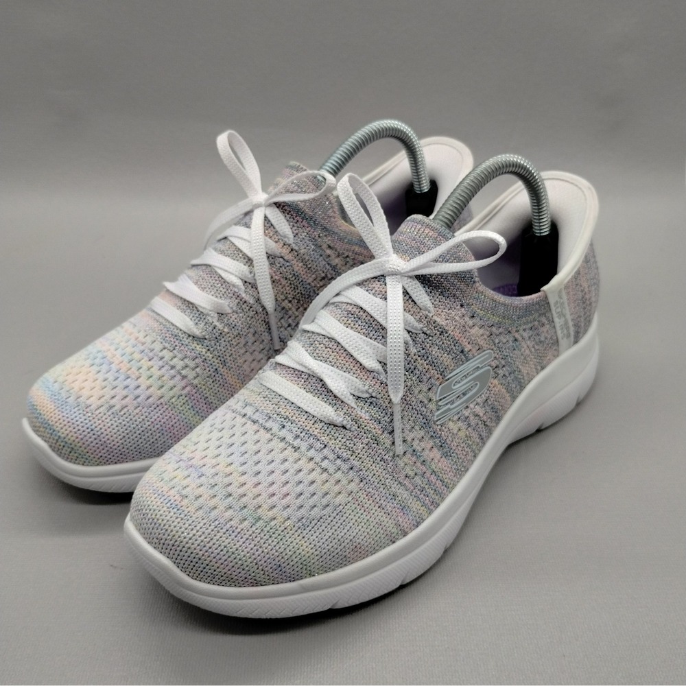 Skechers Slip In Summits Mystic Glow  Sneakers Womens Size 8 Wide Multicolor